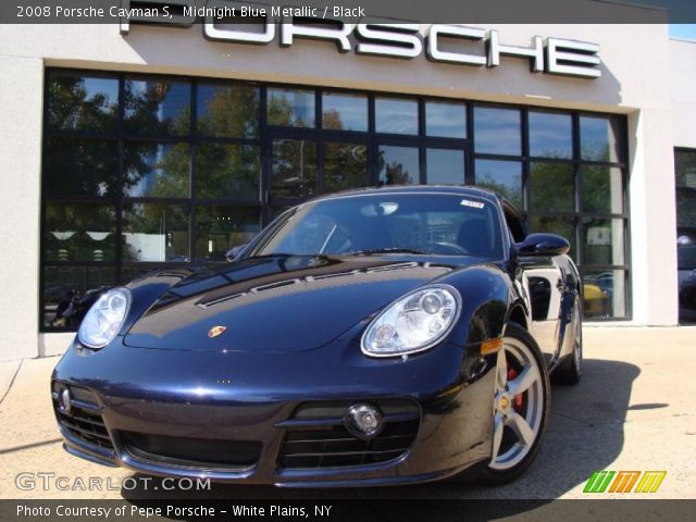 2008 Porsche Cayman S in Midnight Blue Metallic