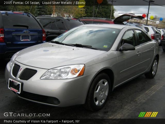 2005 Pontiac G6 Sedan in Liquid Silver Metallic