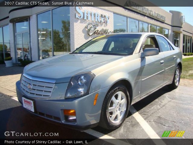 2007 Cadillac CTS Sedan in Sunset Blue