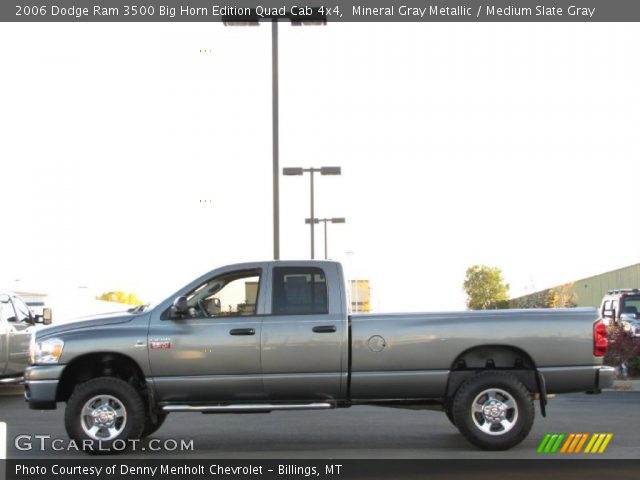 2006 Dodge Ram 3500 Big Horn Edition Quad Cab 4x4 in Mineral Gray Metallic