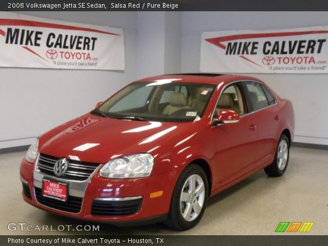 2008 Volkswagen Jetta SE Sedan in Salsa Red