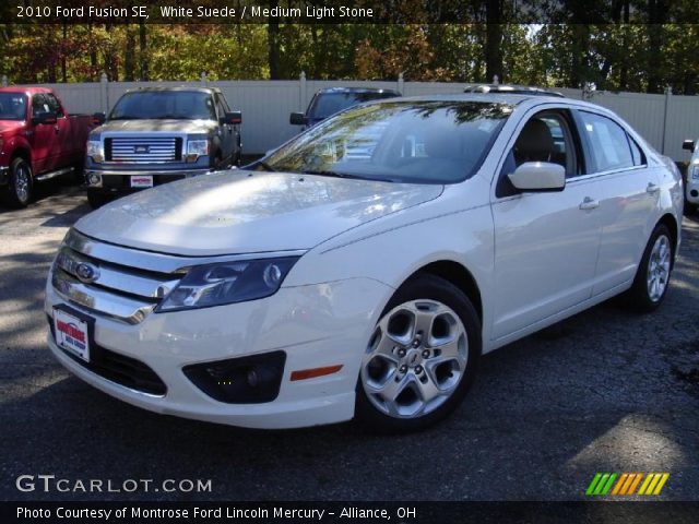 2010 Ford Fusion SE in White Suede
