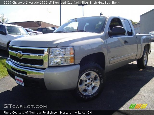 2009 Chevrolet Silverado 1500 LT Extended Cab 4x4 in Silver Birch Metallic