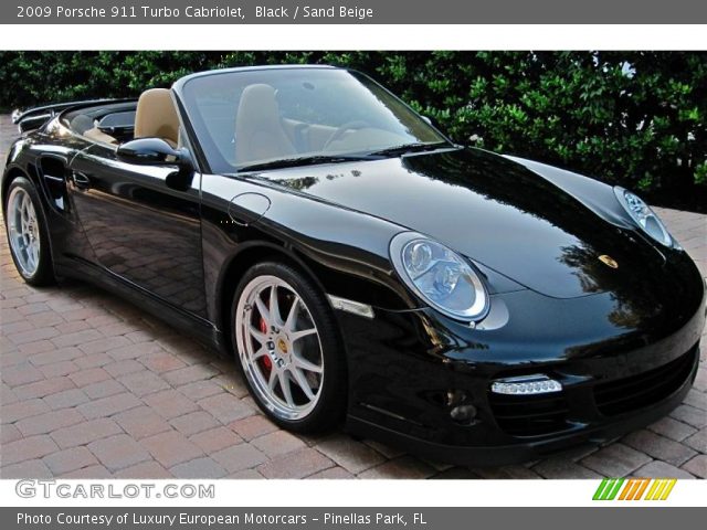 2009 Porsche 911 Turbo Cabriolet in Black
