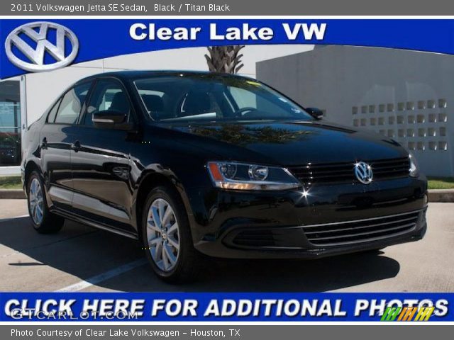 2011 Volkswagen Jetta SE Sedan in Black