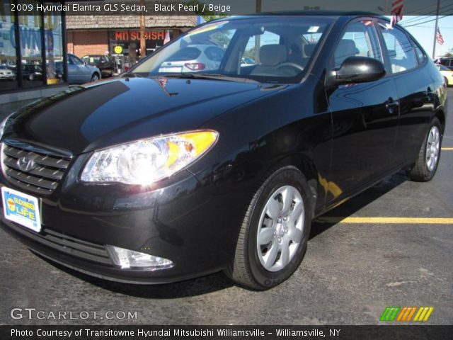 2009 Hyundai Elantra GLS Sedan in Black Pearl