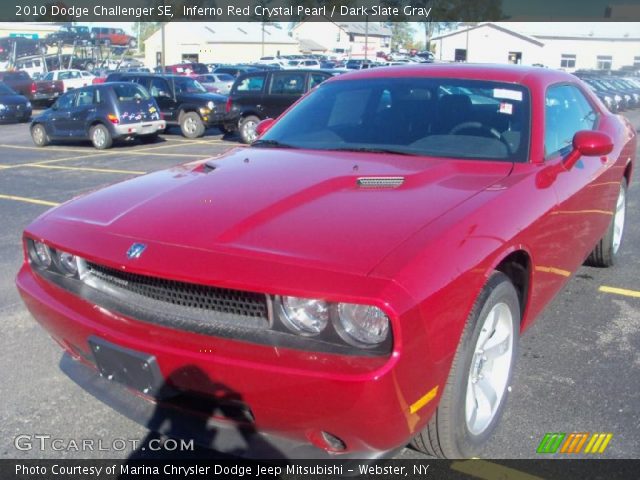 2010 Dodge Challenger SE in Inferno Red Crystal Pearl