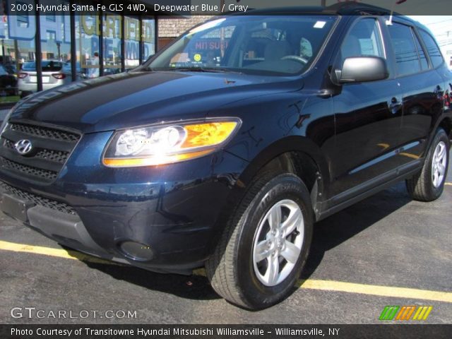 2009 Hyundai Santa Fe GLS 4WD in Deepwater Blue