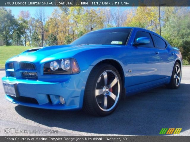 2008 Dodge Charger SRT-8 Super Bee in B5 Blue Pearl