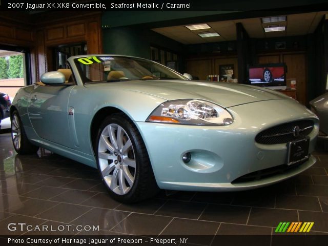 2007 Jaguar XK XK8 Convertible in Seafrost Metallic