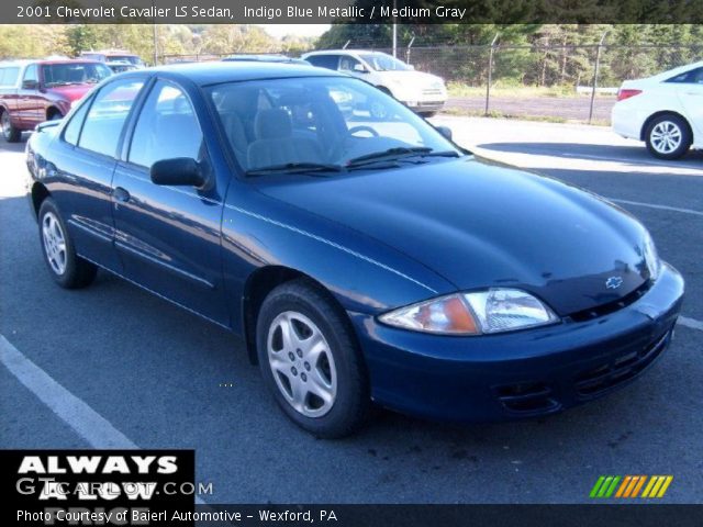 2001 Chevrolet Cavalier LS Sedan in Indigo Blue Metallic