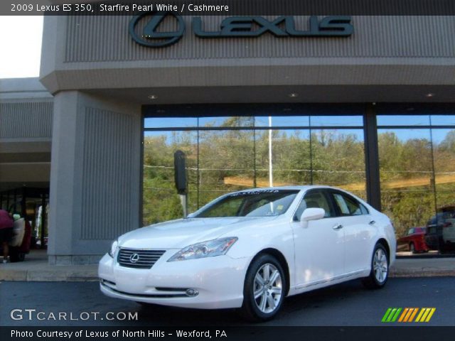 2009 Lexus ES 350 in Starfire Pearl White