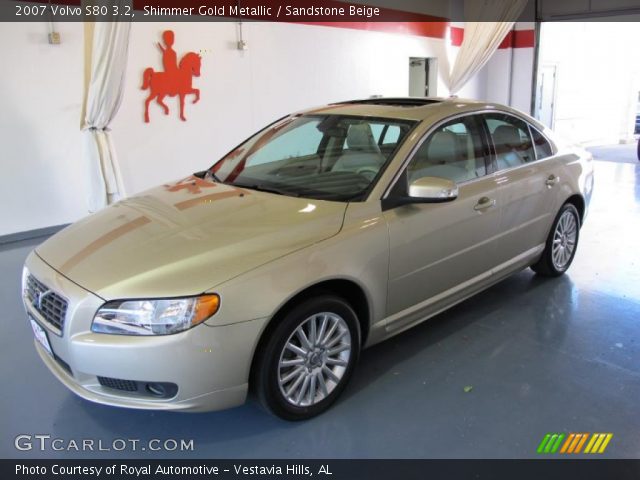 2007 Volvo S80 3.2 in Shimmer Gold Metallic