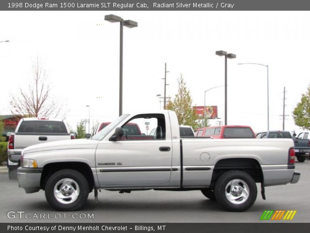 1998 Dodge Ram 1500 Laramie SLT Regular Cab in Radiant Silver Metallic