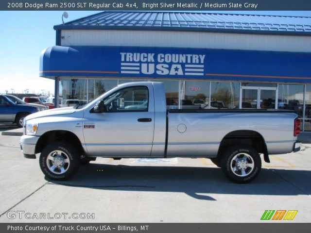 2008 Dodge Ram 2500 SLT Regular Cab 4x4 in Bright Silver Metallic
