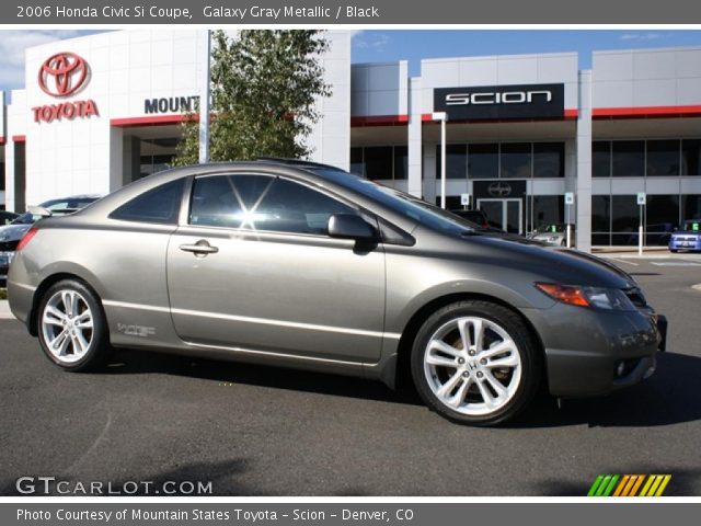 2006 Honda Civic Si Coupe in Galaxy Gray Metallic