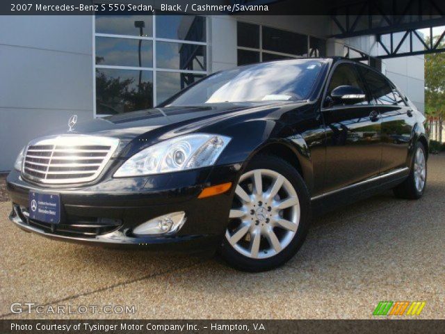 2007 Mercedes-Benz S 550 Sedan in Black