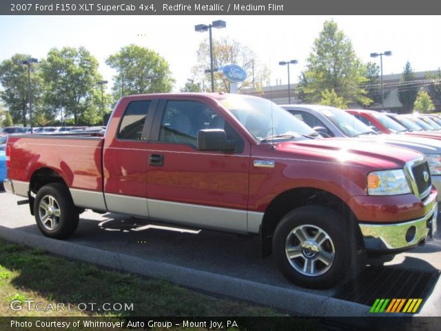2007 Ford F150 XLT SuperCab 4x4 in Redfire Metallic