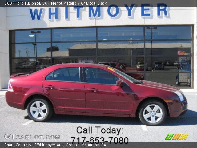 2007 Ford Fusion SE V6 in Merlot Metallic