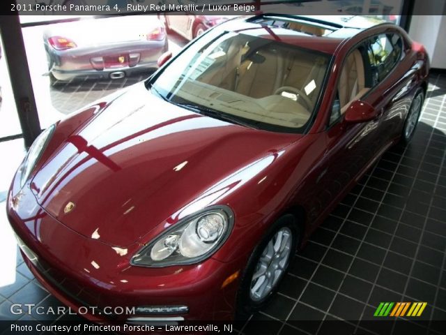 2011 Porsche Panamera 4 in Ruby Red Metallic
