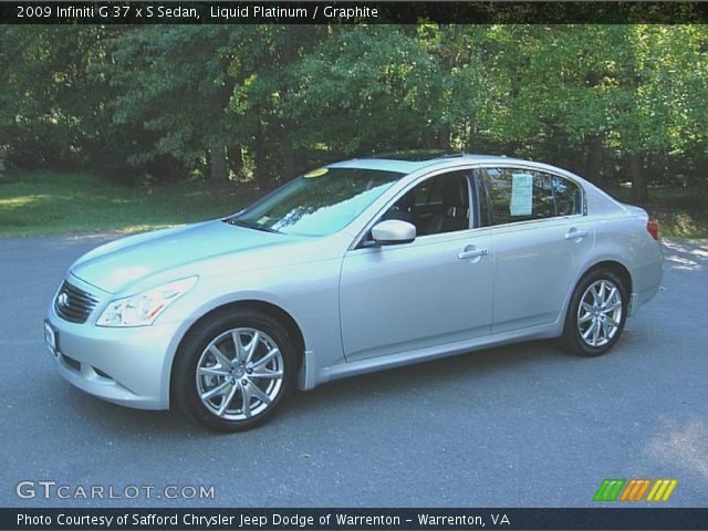 2009 Infiniti G 37 x S Sedan in Liquid Platinum
