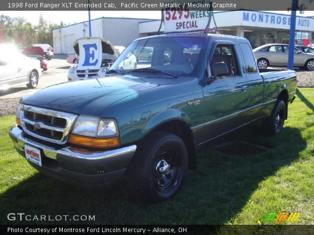 1998 Ford Ranger XLT Extended Cab in Pacific Green Metallic