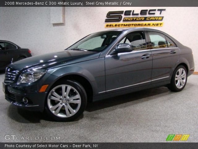 2008 Mercedes-Benz C 300 4Matic Luxury in Steel Grey Metallic