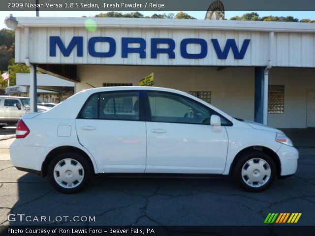 2009 Nissan Versa 1.8 S Sedan in Fresh Powder