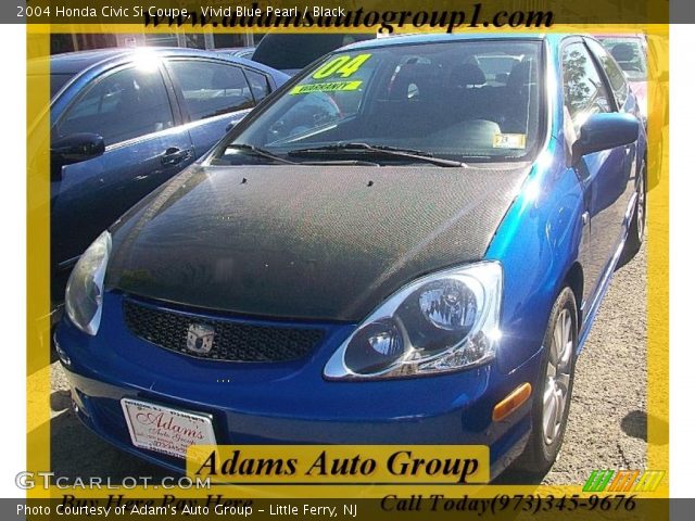 2004 Honda Civic Si Coupe in Vivid Blue Pearl