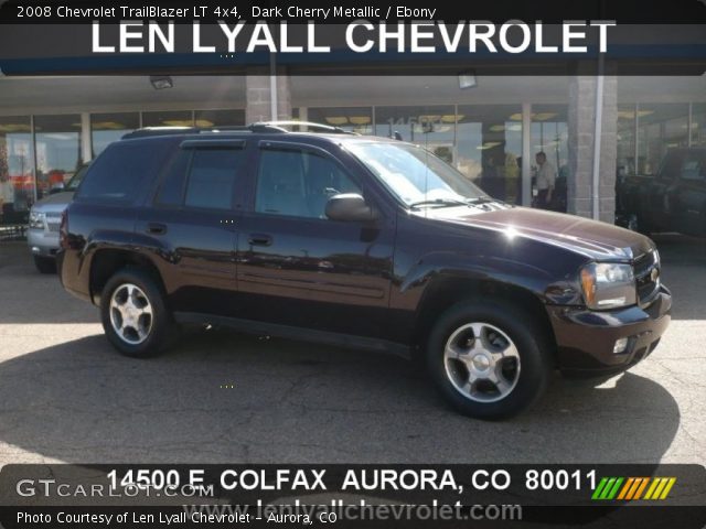 2008 Chevrolet TrailBlazer LT 4x4 in Dark Cherry Metallic