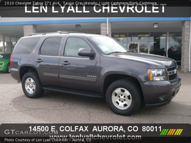 2010 Chevrolet Tahoe Z71 4x4 in Taupe Gray Metallic