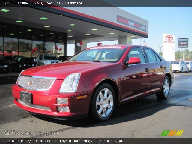 2005 Cadillac STS V8 in Red Line