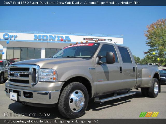 2007 Ford F350 Super Duty Lariat Crew Cab Dually in Arizona Beige Metallic