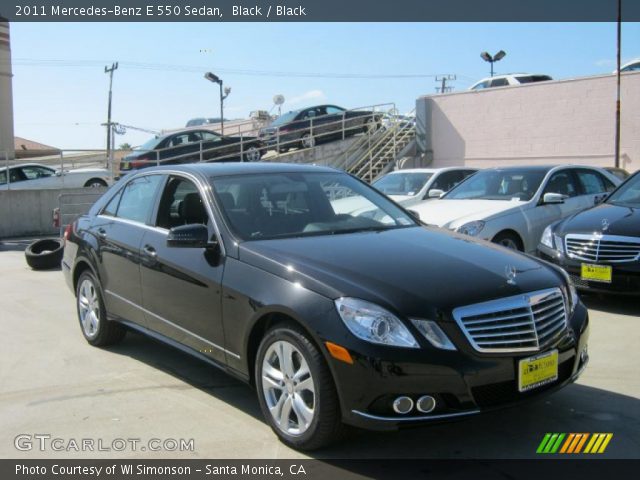 2011 Mercedes-Benz E 550 Sedan in Black