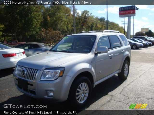 2008 Mercury Mariner V6 Premier 4WD in Silver Metallic