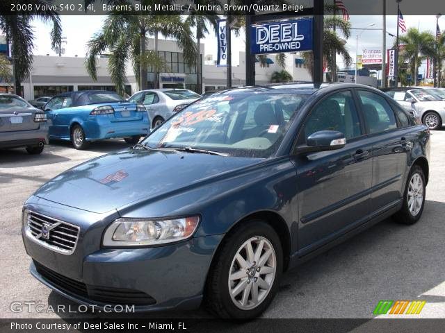 2008 Volvo S40 2.4i in Barents Blue Metallic