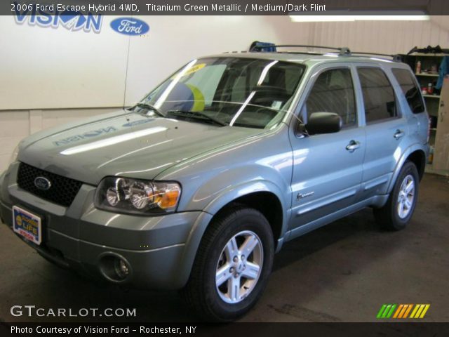 2006 Ford Escape Hybrid 4WD in Titanium Green Metallic