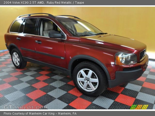 2004 Volvo XC90 2.5T AWD in Ruby Red Metallic