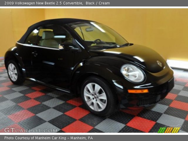 2009 Volkswagen New Beetle 2.5 Convertible in Black