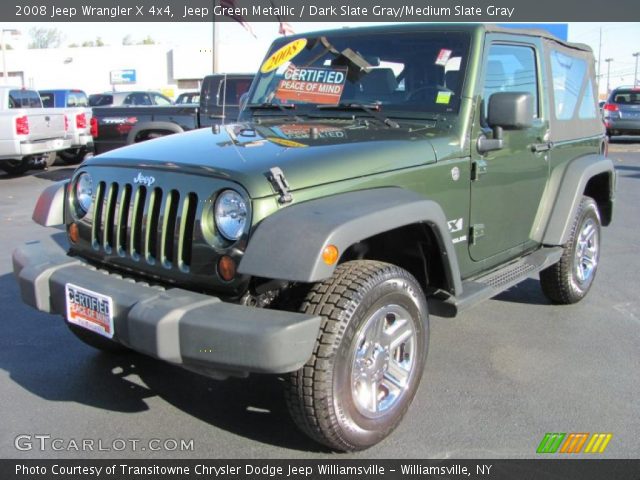 2008 Jeep Wrangler X 4x4 in Jeep Green Metallic