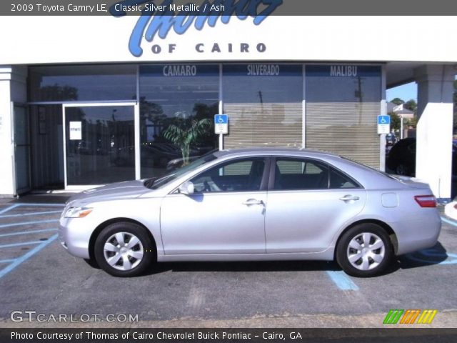 2009 Toyota Camry LE in Classic Silver Metallic