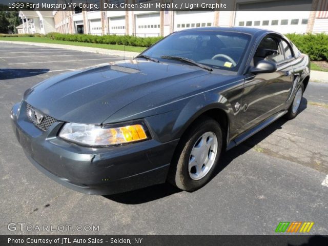 1999 Ford Mustang V6 Coupe in Dark Green Satin Metallic