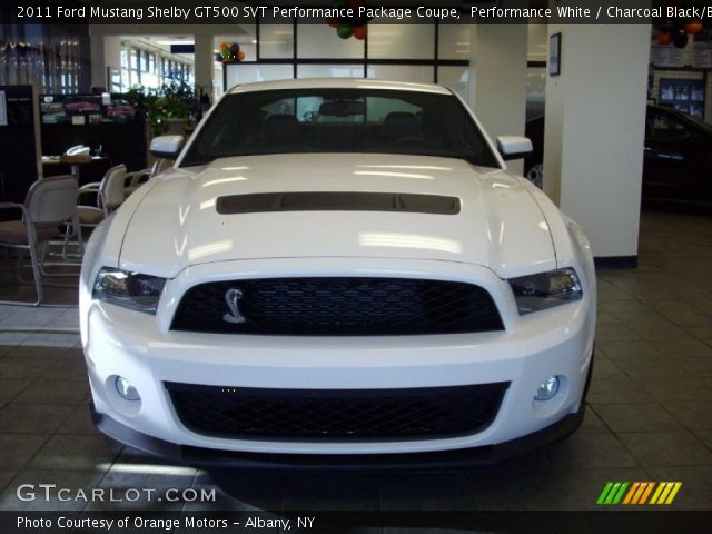 2011 Ford Mustang Shelby GT500 SVT Performance Package Coupe in Performance White