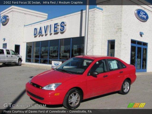 2002 Ford Focus SE Sedan in Infra Red