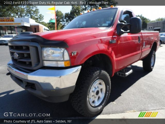 2002 Ford F350 Super Duty XL Regular Cab 4x4 in Red