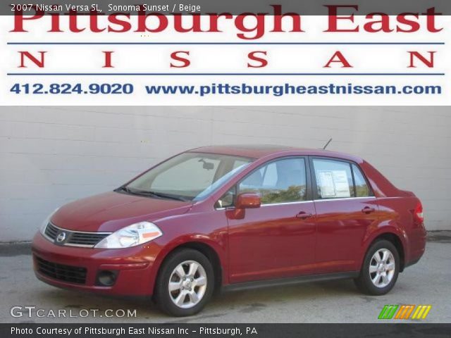 2007 Nissan Versa SL in Sonoma Sunset