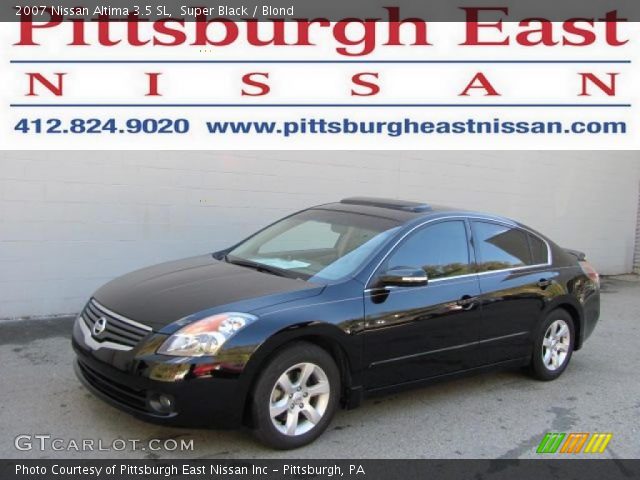 2007 Nissan Altima 3.5 SL in Super Black