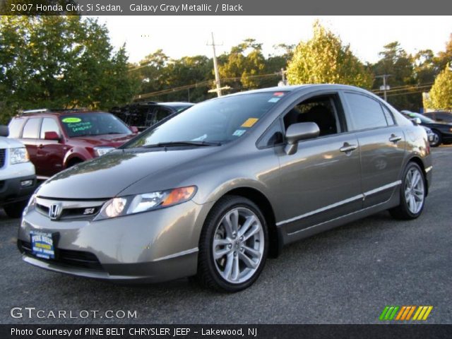 2007 Honda Civic Si Sedan in Galaxy Gray Metallic