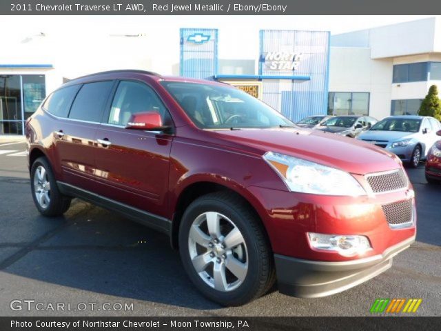 2011 Chevrolet Traverse LT AWD in Red Jewel Metallic