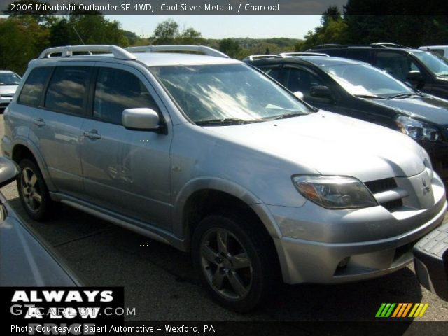 2006 Mitsubishi Outlander SE 4WD in Cool Silver Metallic
